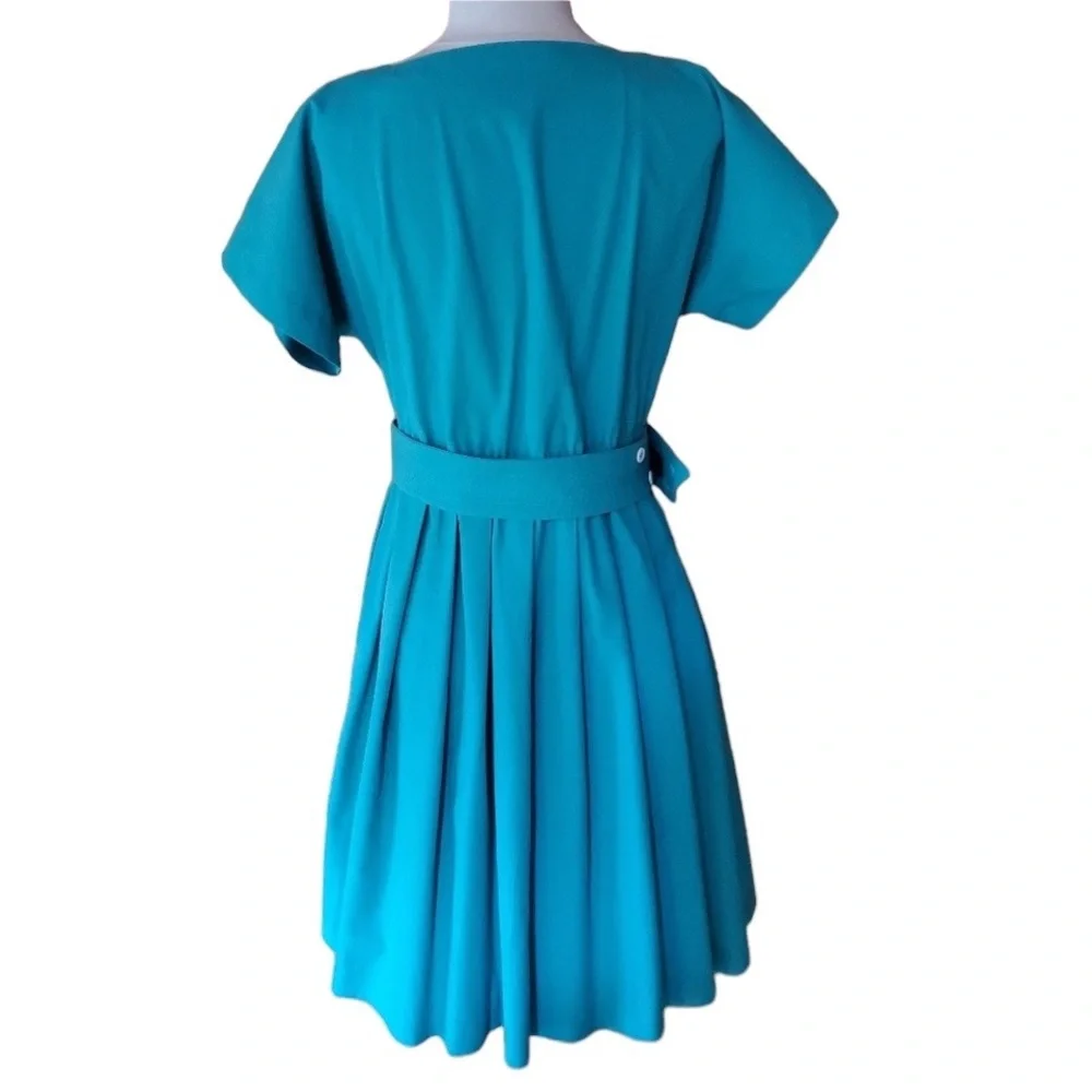 Vintage‎ California Girl Greenish Fit & Flare Dress